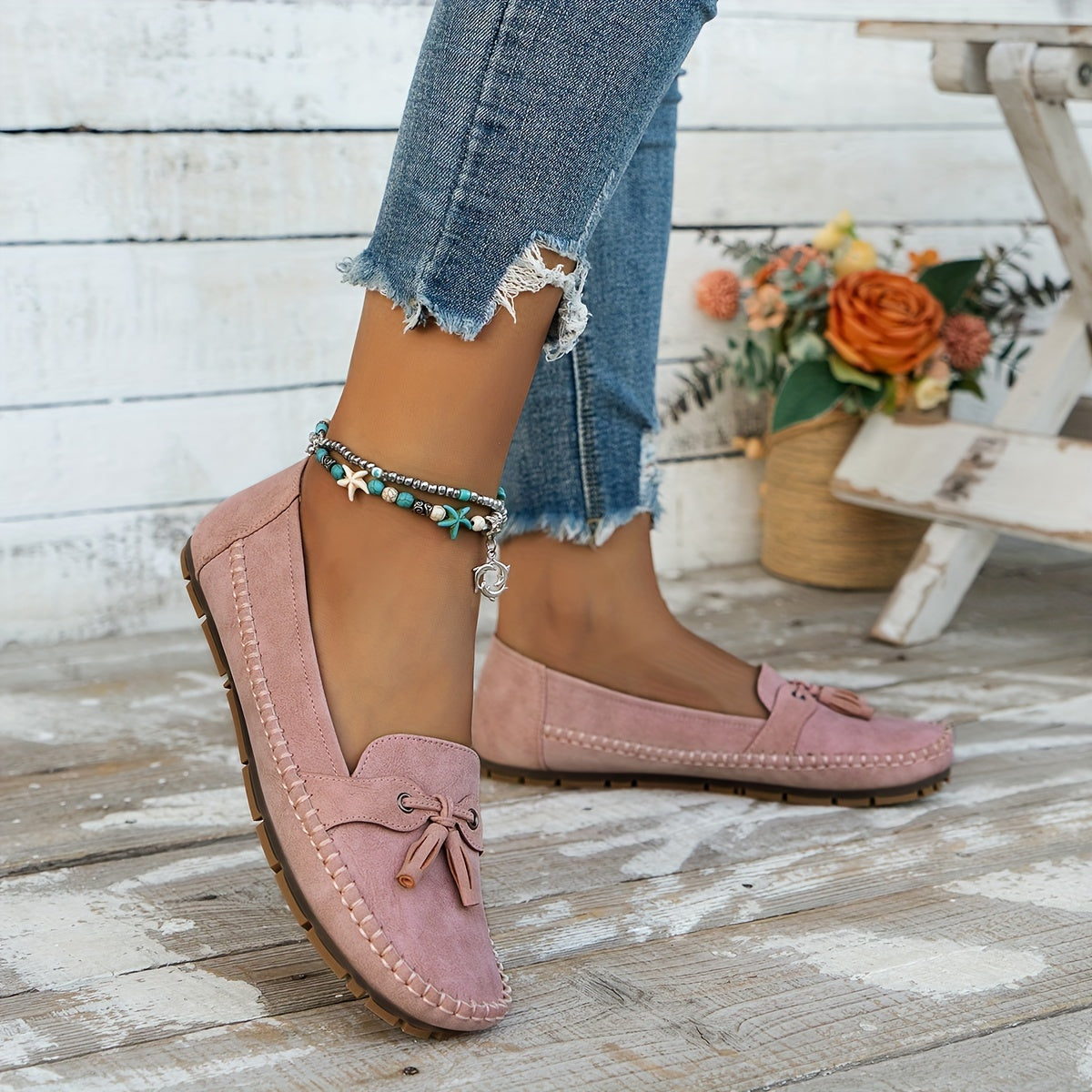 LA VENECIA | Natalia™ - Mocasines Clásicos con Borlas