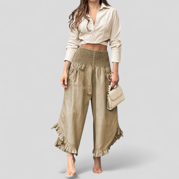 LA VENECIA | Bianca™ Pantalones de seda