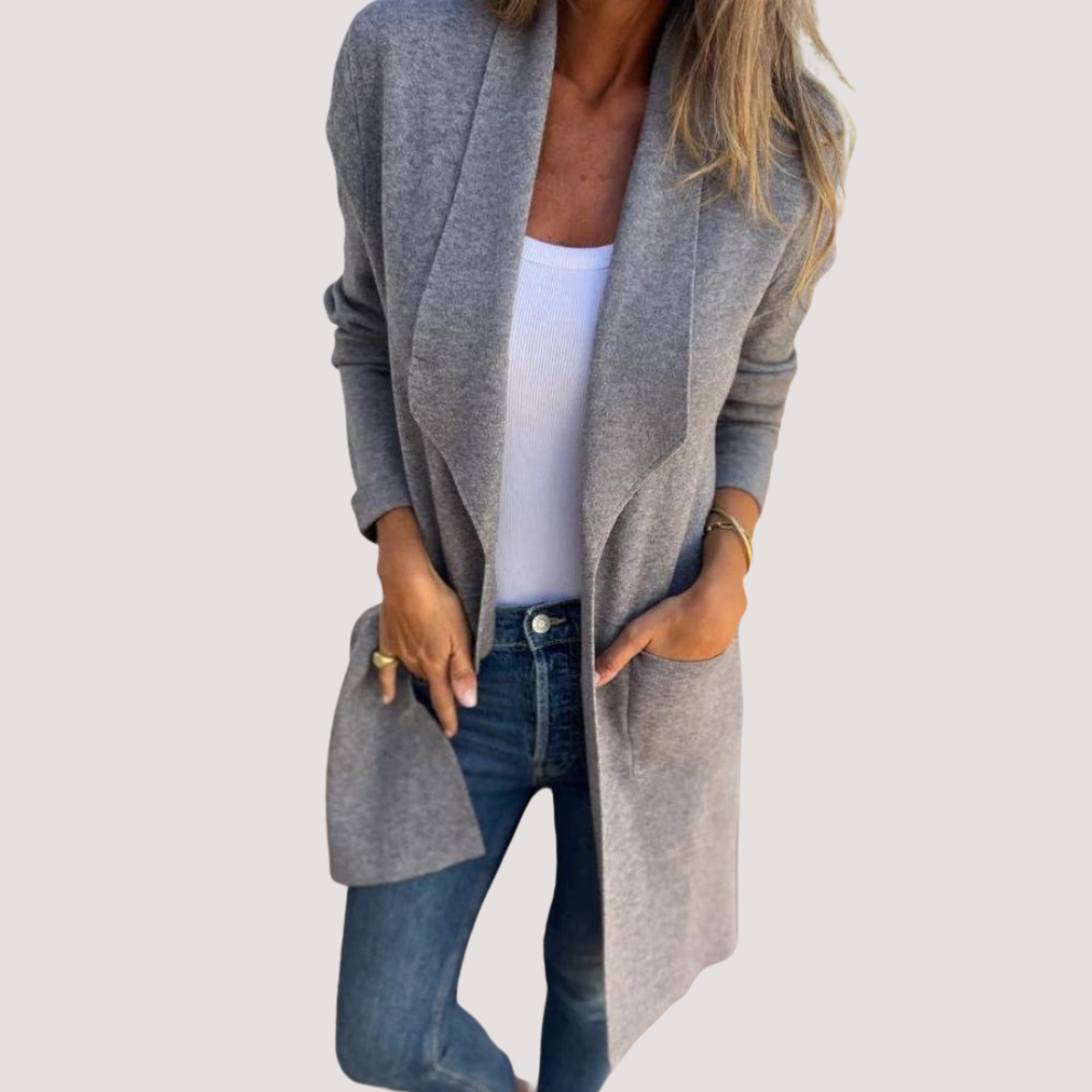 LA VENECIA | Yolanda™ - Chaqueta de punto casual con solapa