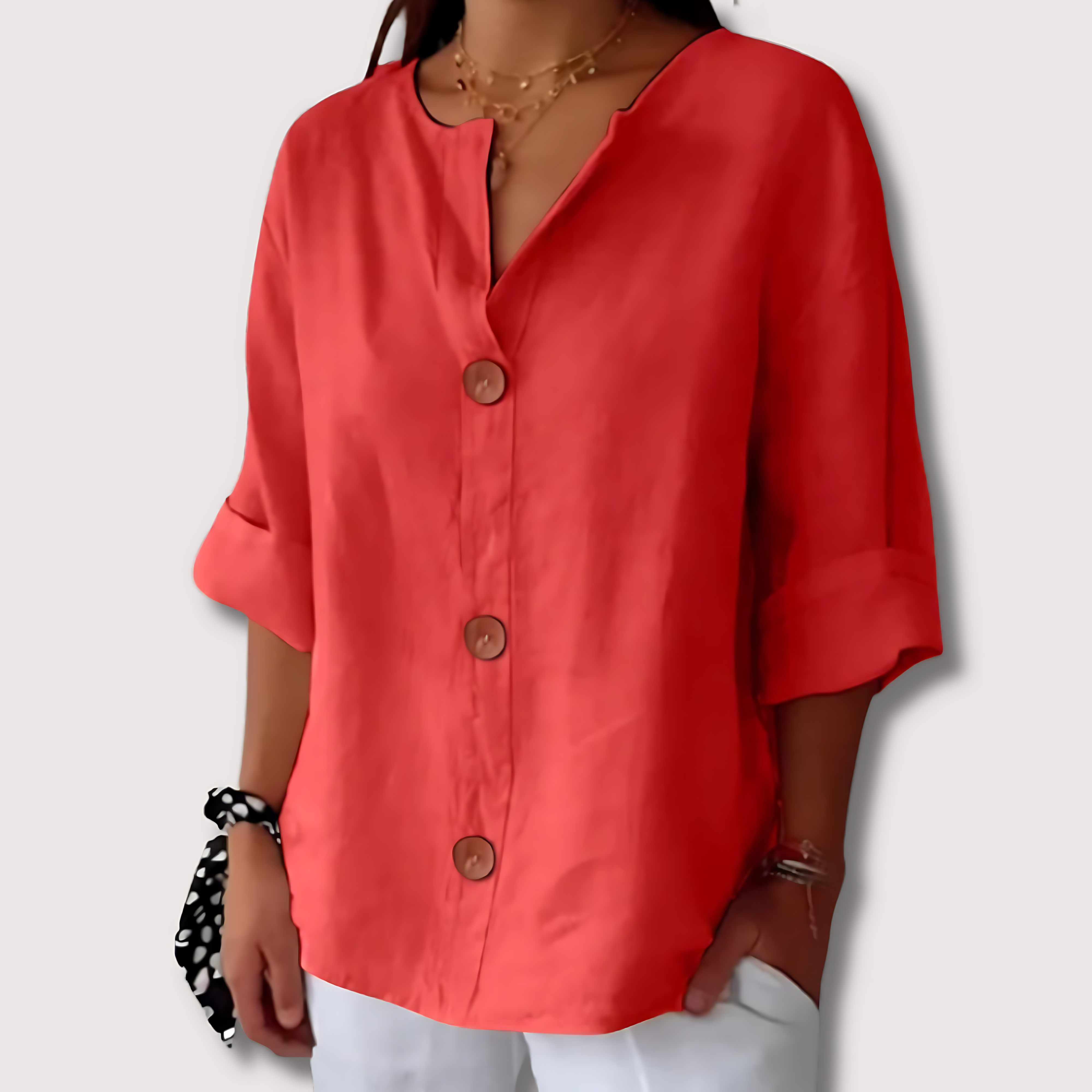 LA VENECIA | Martina™ - Blusa de Lino