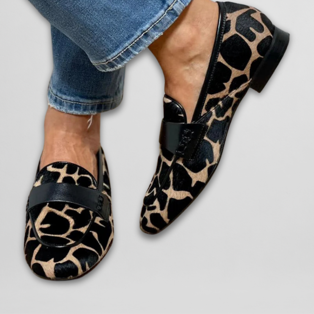 LA VENECIA | La Tigra™ - Mocasines con Estampado Animal