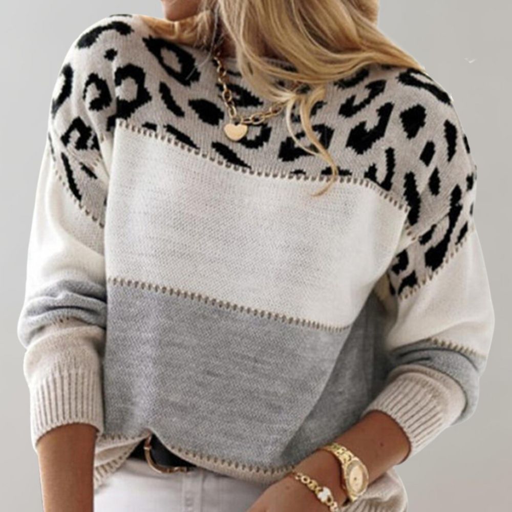 LA VENECIA | Esther™ - Suéter Casual de Leopardo