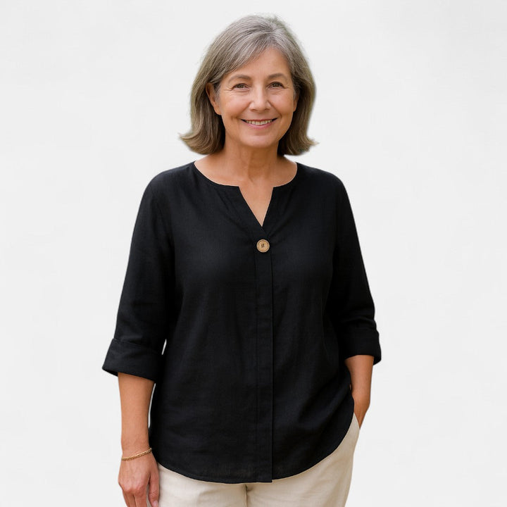 LA VENECIA | Sara™ - Blusa Favorecedora con Corte Suelto