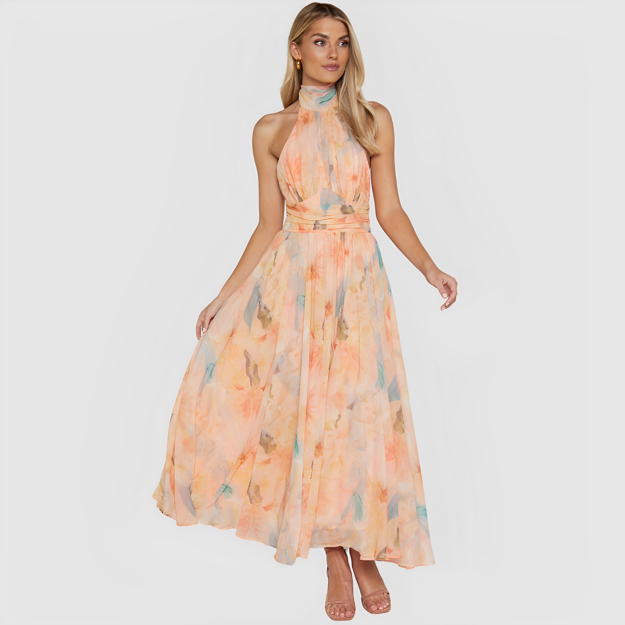 Vestido MIDI - Coral del Sol