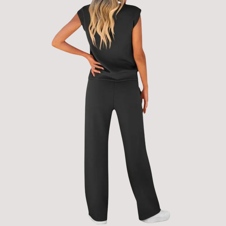 LA VENECIA | Valeria™ – Conjunto Informal de Verano Suave para Estar por Casa