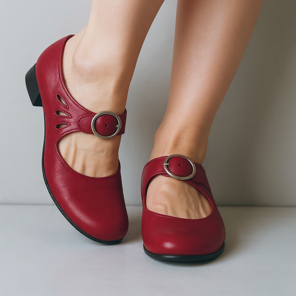 LA VENECIA | Victoria™ - Zapatos planos ortopédicos de cuero