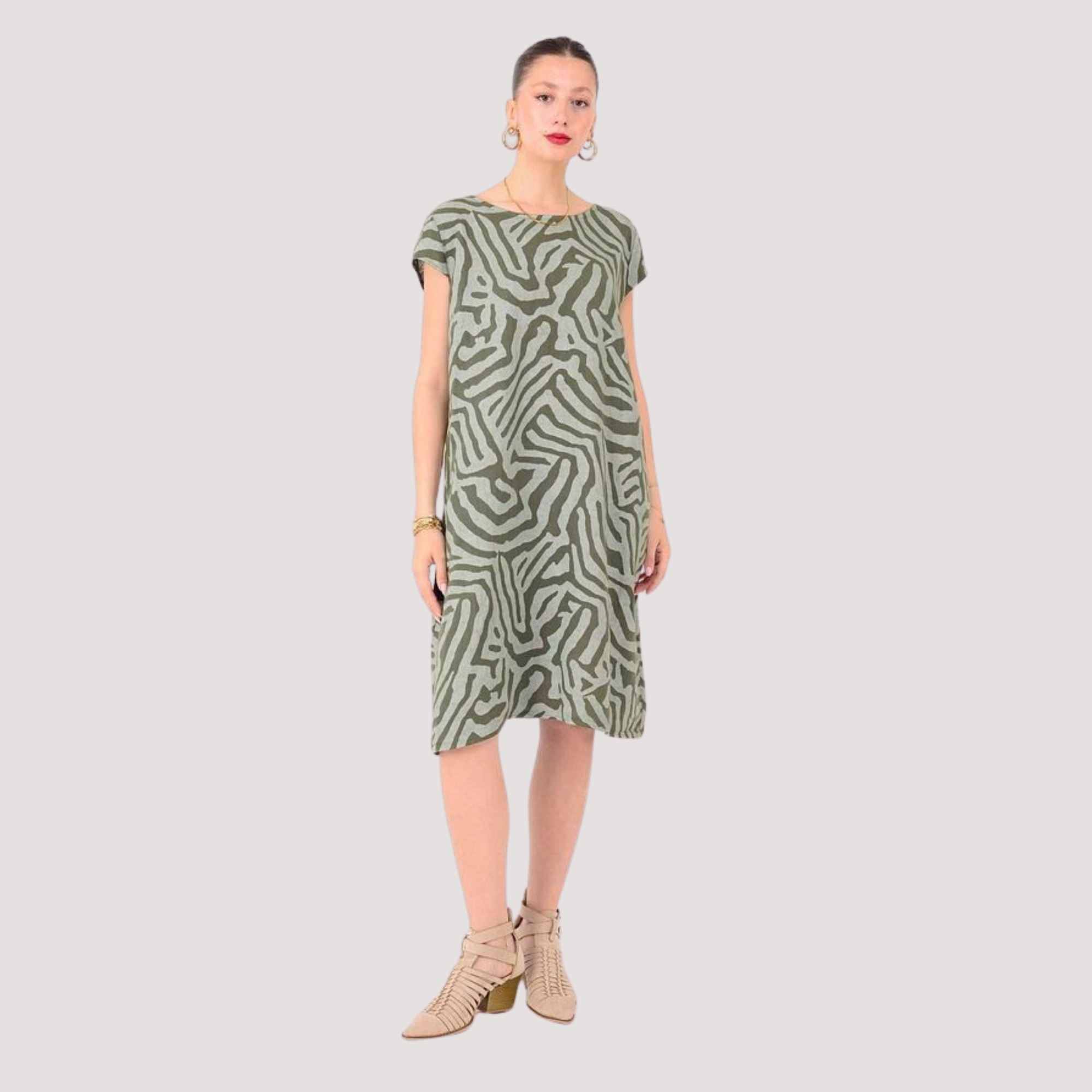 LA VENECIA | Lucía™ - Vestido con Cuello Redondo