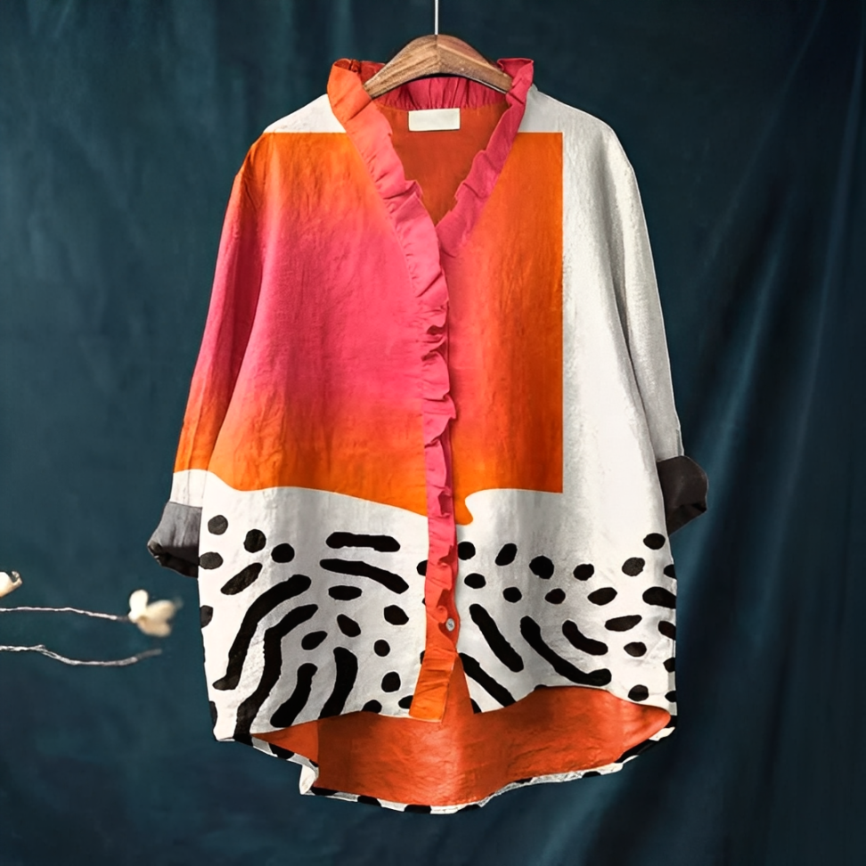 LA VENECIA - Carmen™ - Blusa de lino