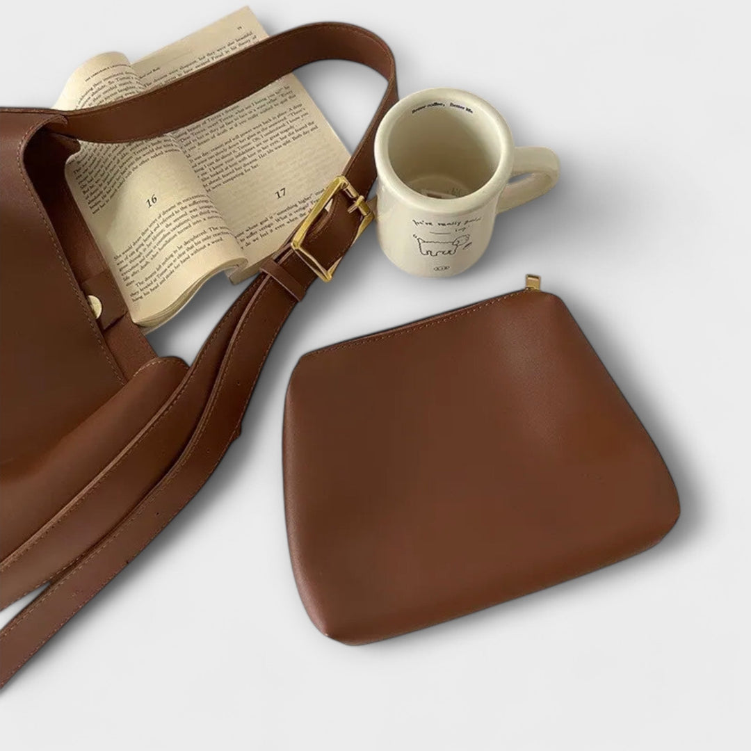LA VENECIA | Lora™ –  Elegante bolso de hombro de cuero
