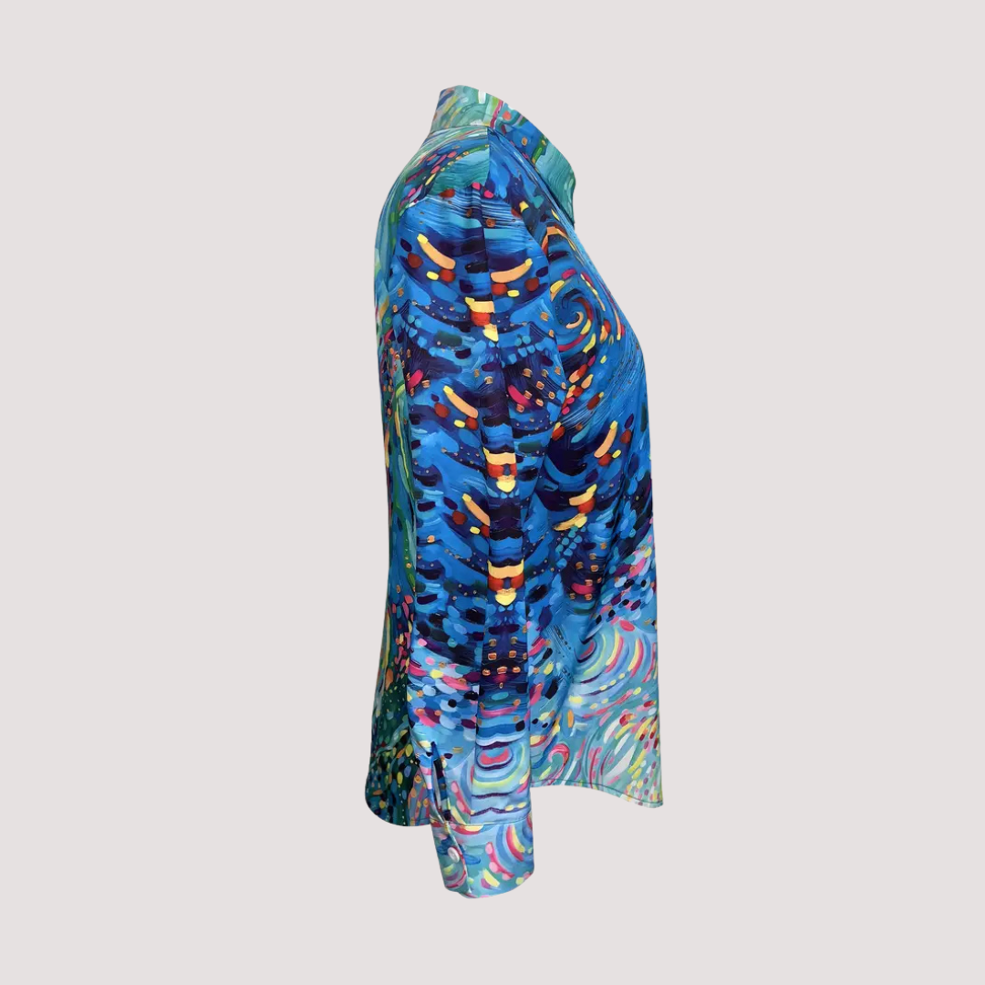 LA VENECIA | Magdalena™ - Blusa con Abstracto en Acuarela