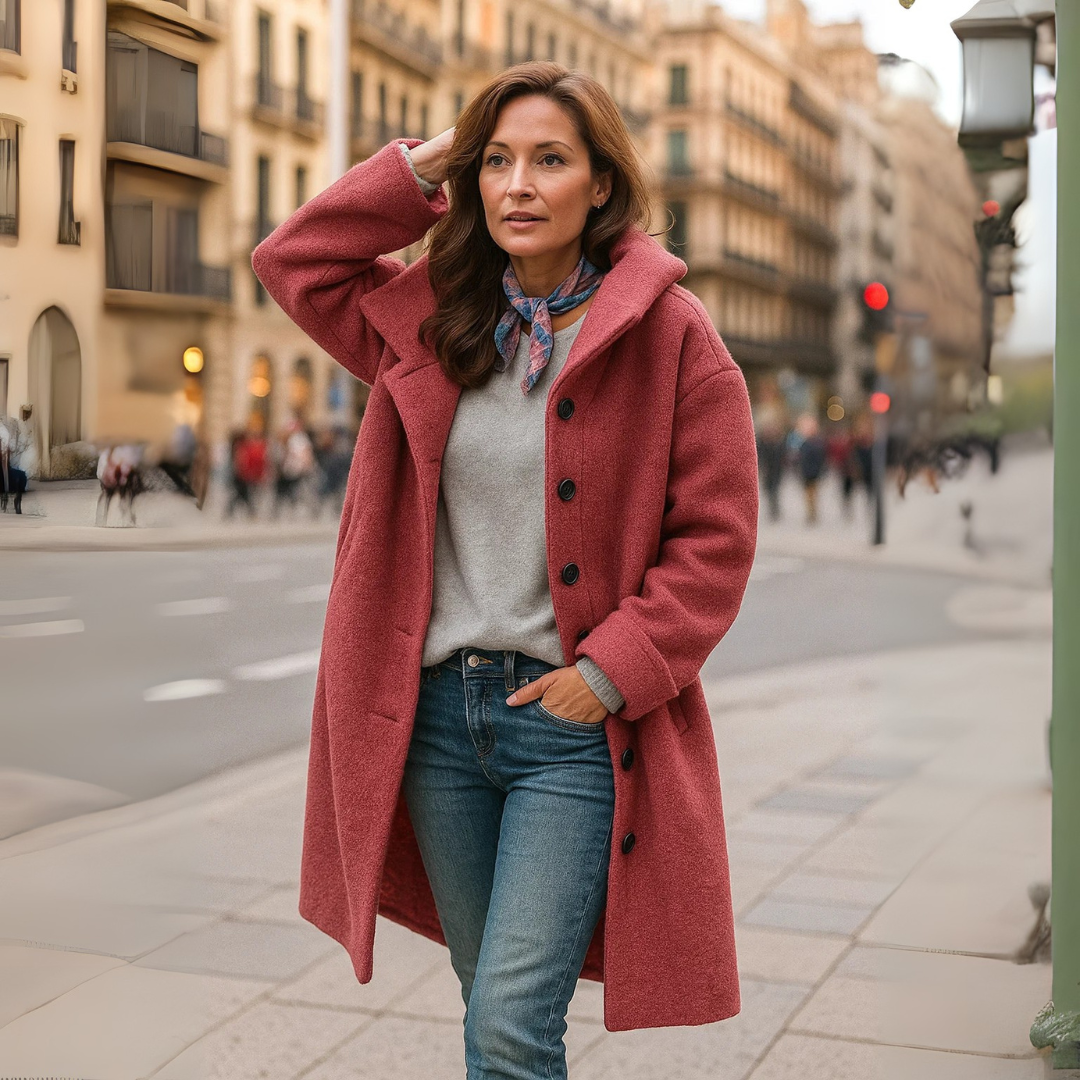 LA VENECIA | Bambi™ – Abrigo Cómodo de Longitud Media para el Día a Día