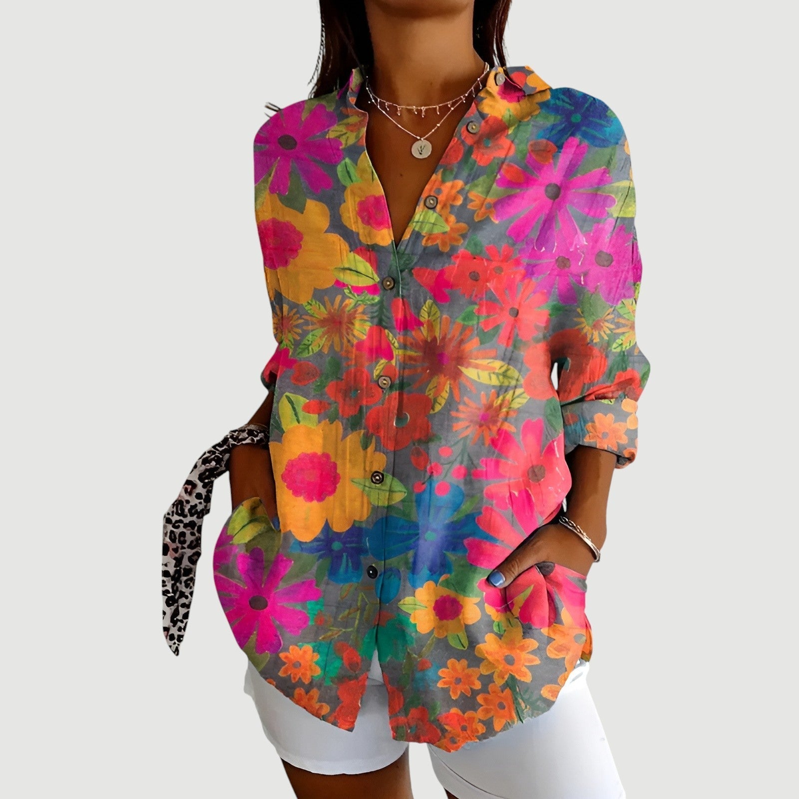 LA VENECIA | Ana™ - Blusa con Diseño Colorido