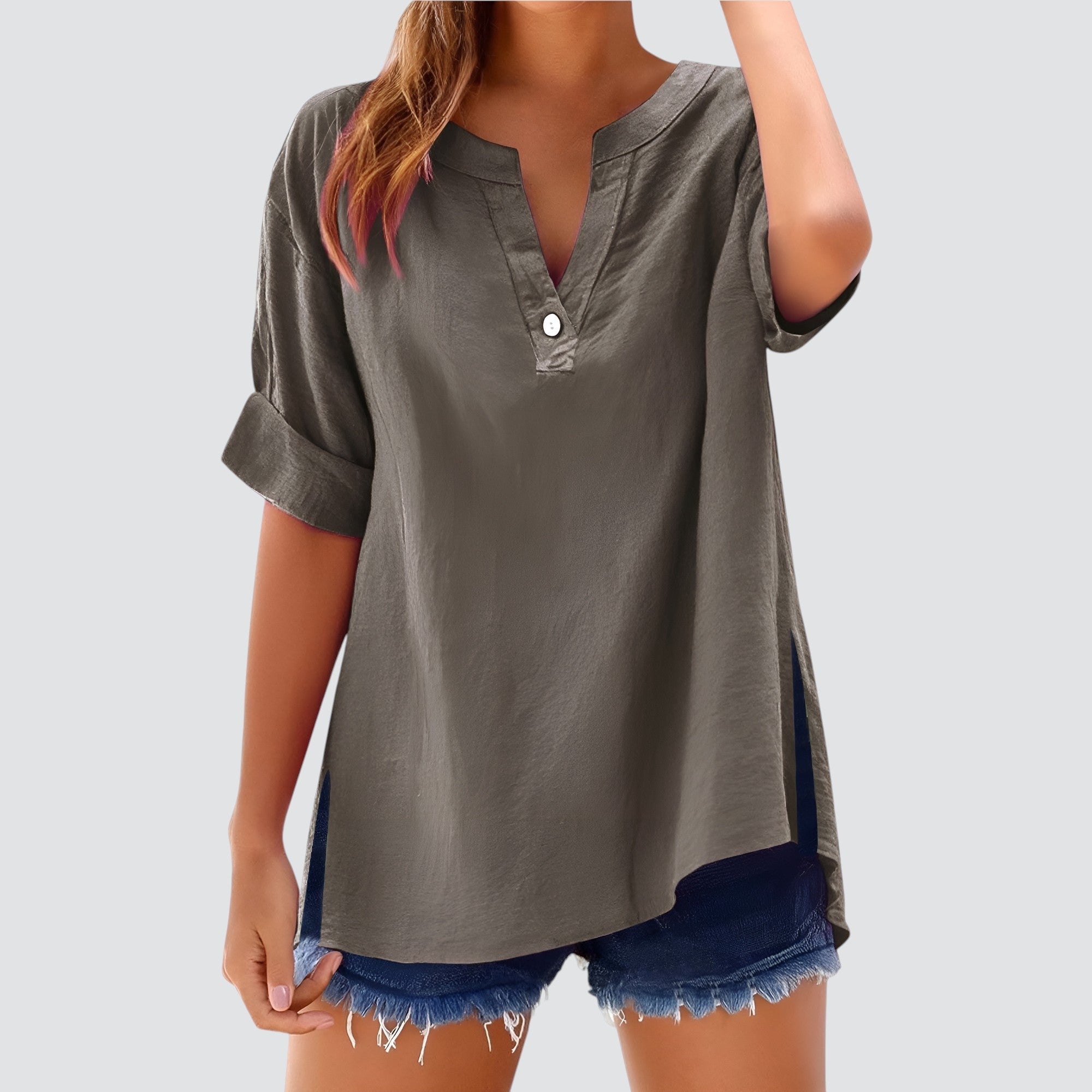 LA VENECIA | Olivia™ - Blusa de Lino