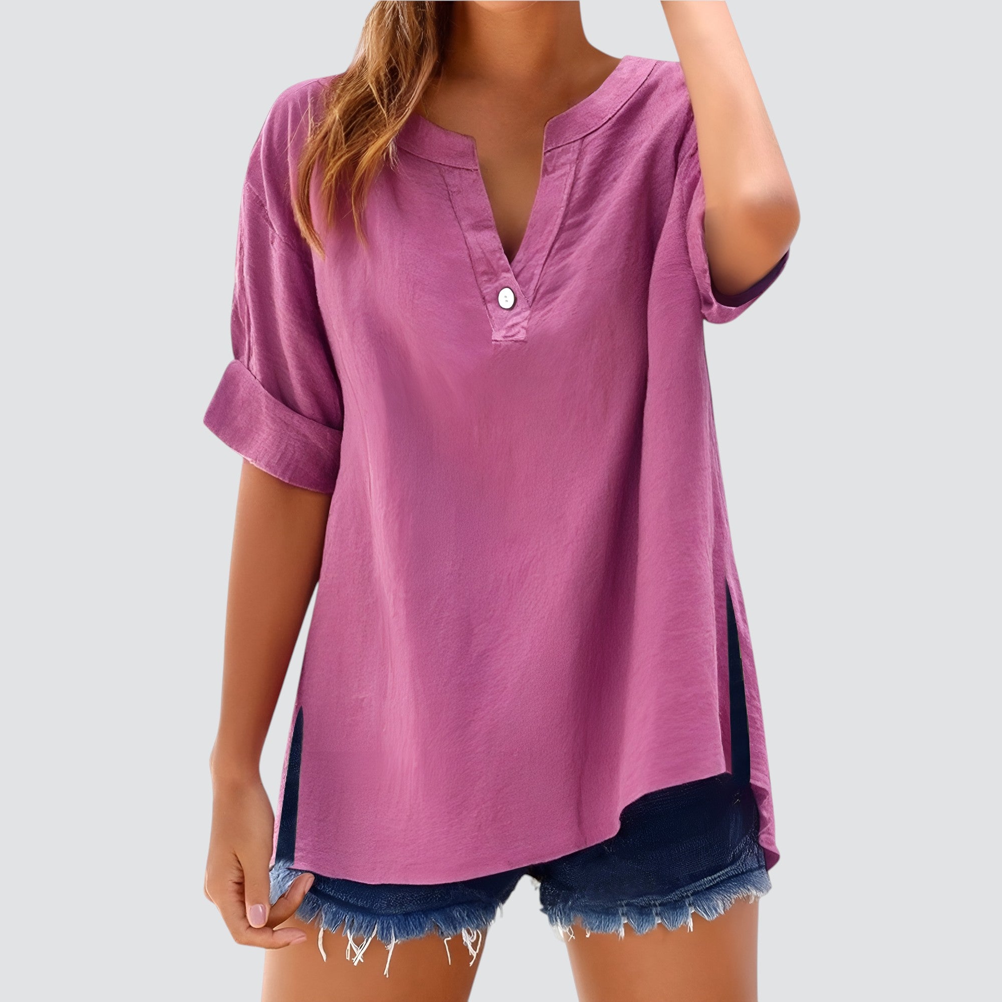 LA VENECIA | Olivia™ - Blusa de Lino