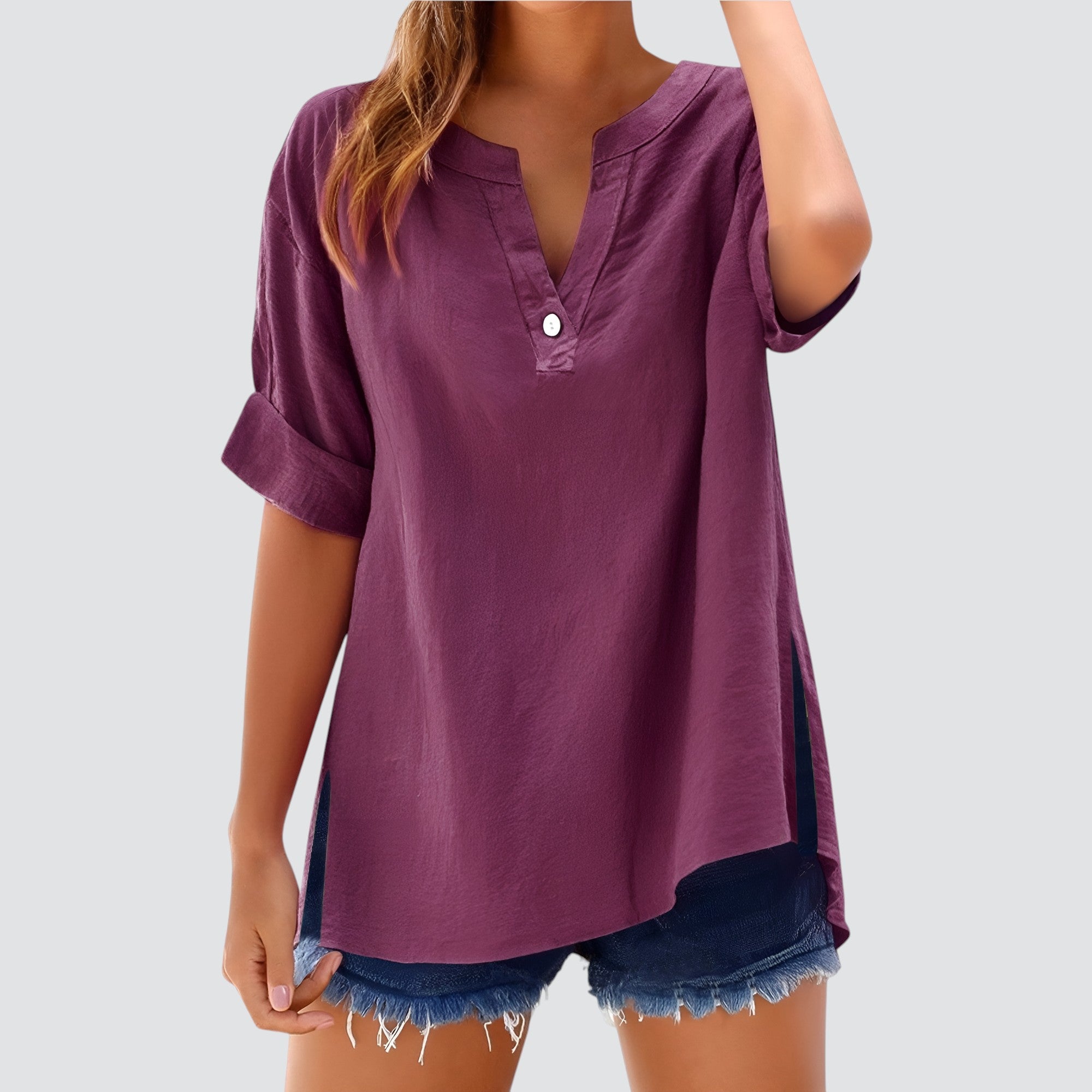 LA VENECIA | Olivia™ - Blusa de Lino