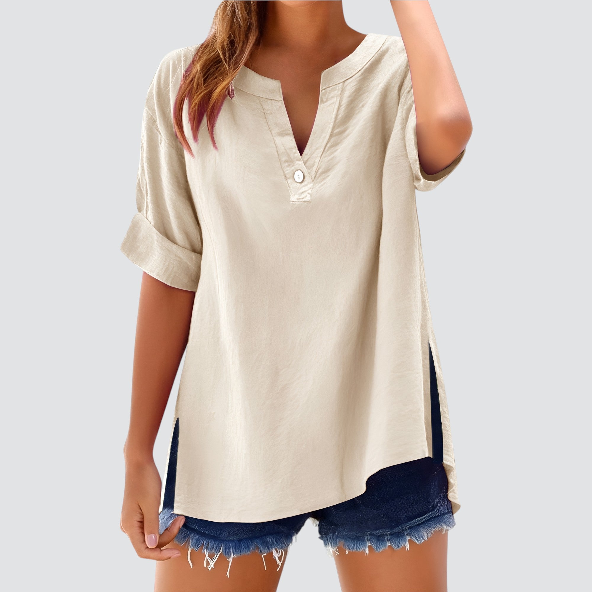 LA VENECIA | Olivia™ - Blusa de Lino