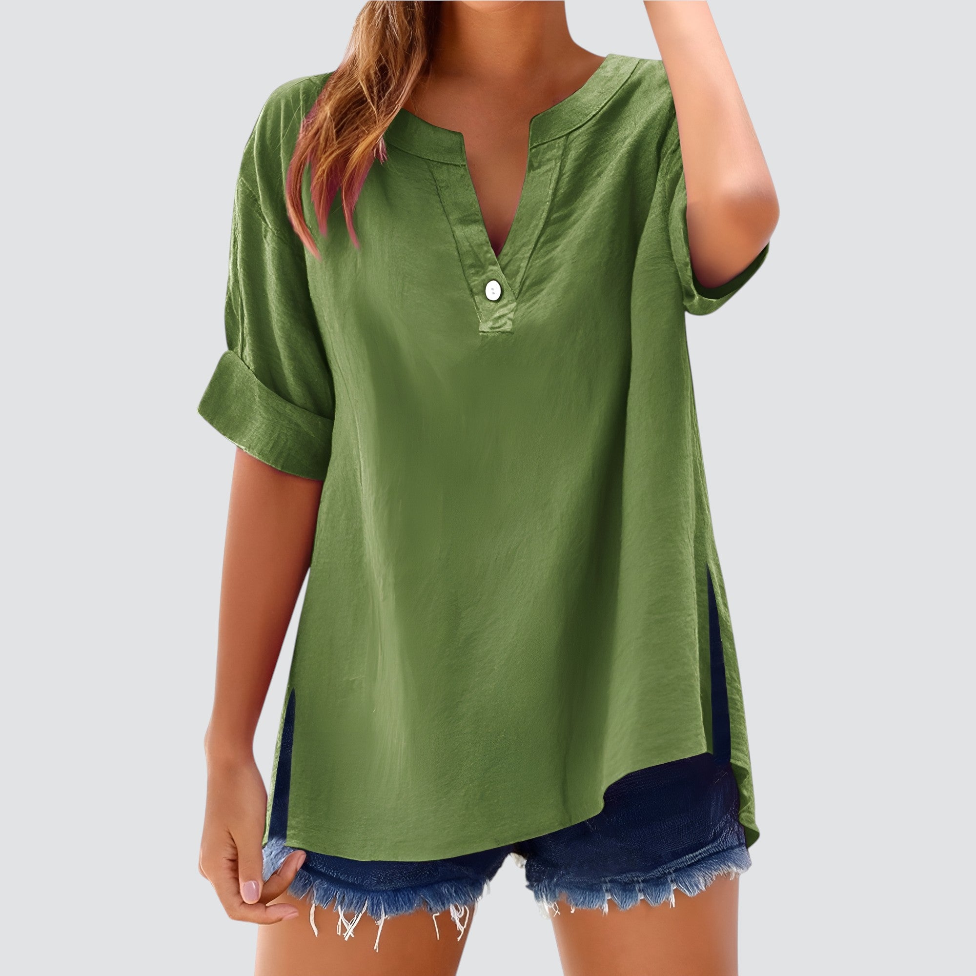 LA VENECIA | Olivia™ - Blusa de Lino