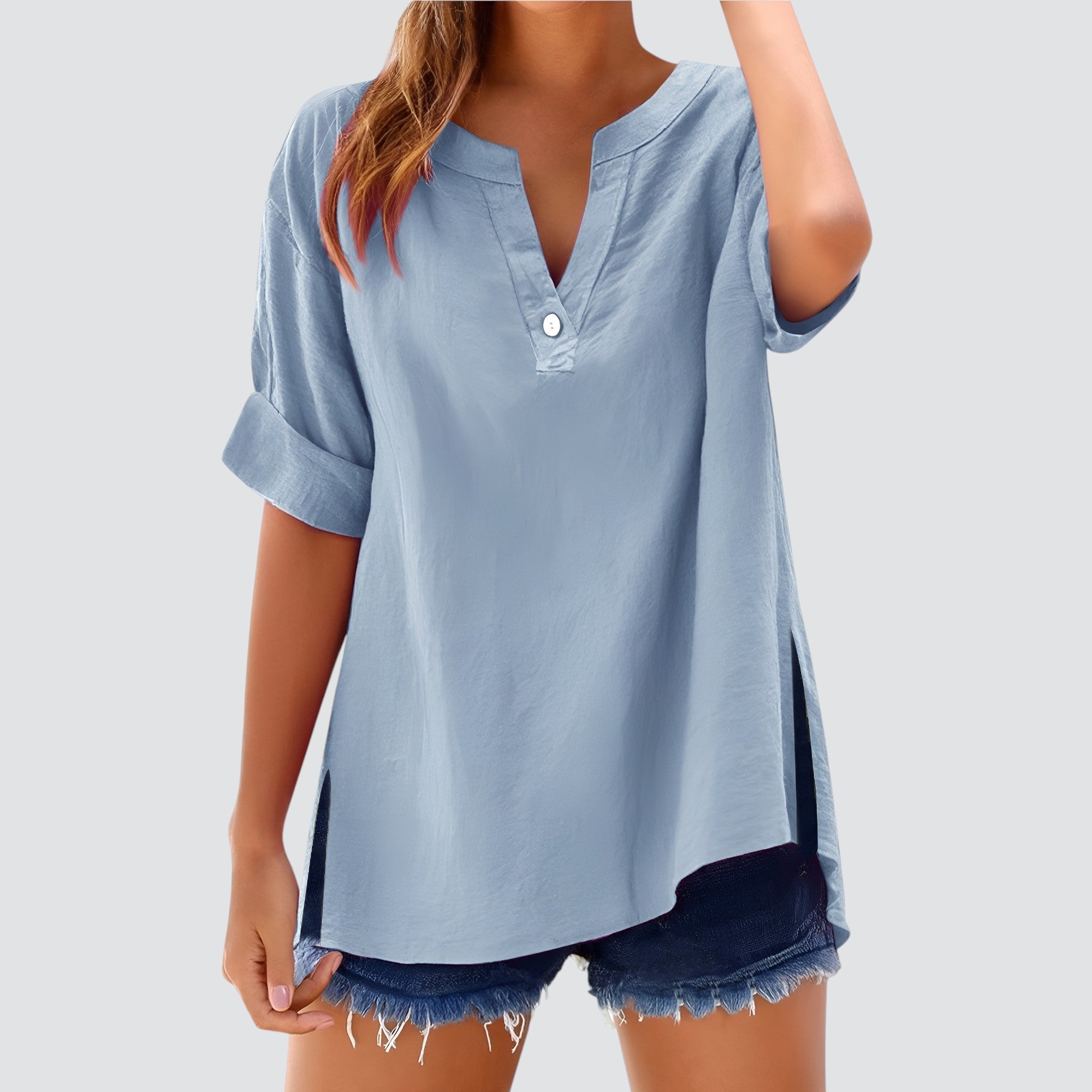 LA VENECIA | Olivia™ - Blusa de Lino